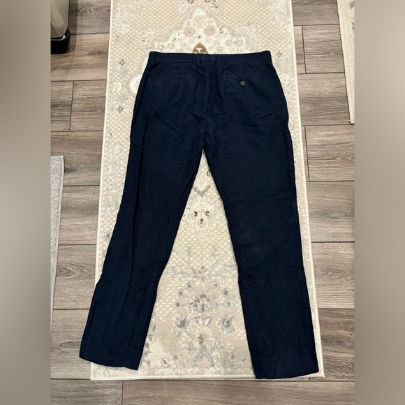 VINCE Griffith Slim Fit Chino Pant Navy Blue Sz 34 - Picture 8 of 9